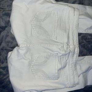 Womens Hollister White Skinny Jeans